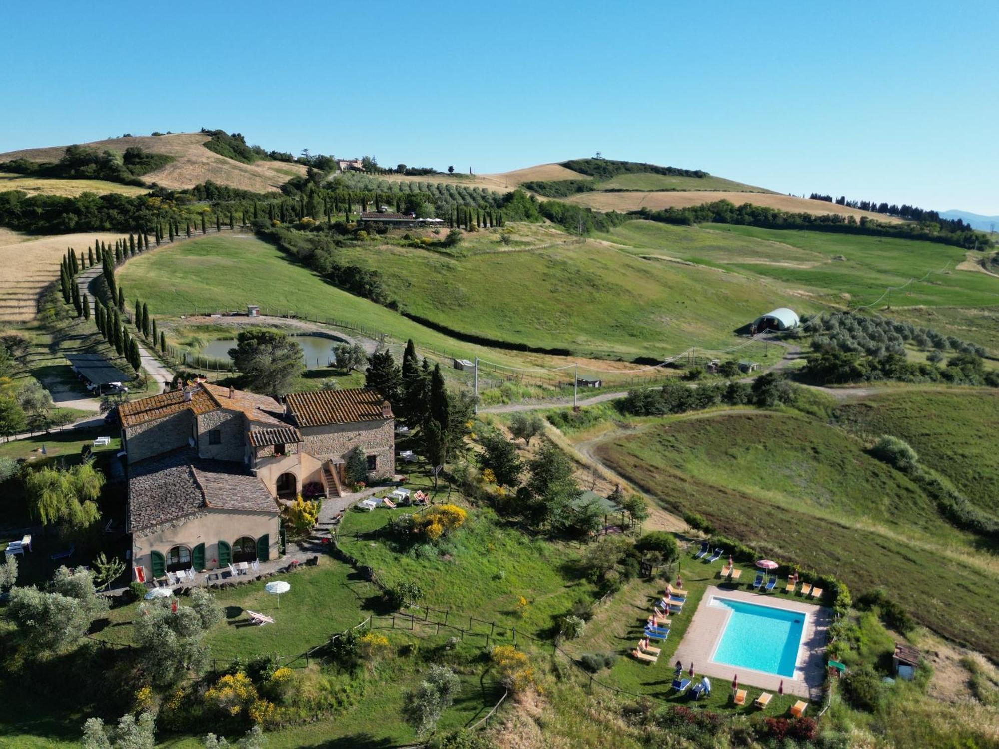 Agriturismo Villa Felice Вольтерра Экстерьер фото